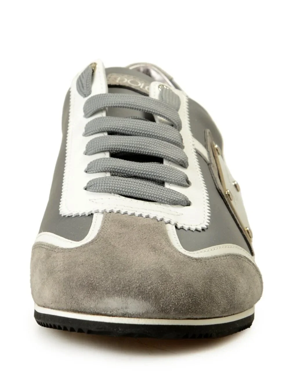 Dolce & Gabbana Men's Gray Suede & Leather Athletic Sneakers Shoes US 11 IT 44